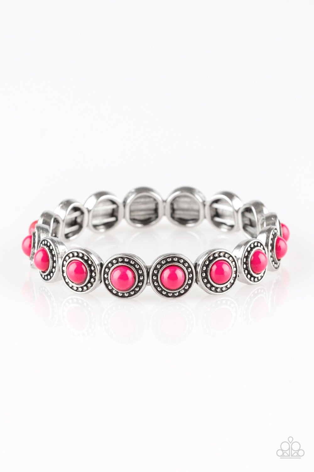 Paparazzi Bracelet ~ Globetrotter Goals - Pink