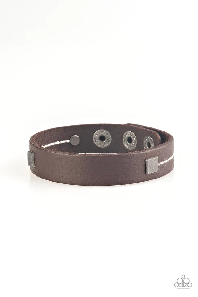 Paparazzi Bracelet ~ Totally Trailblazing - Brown