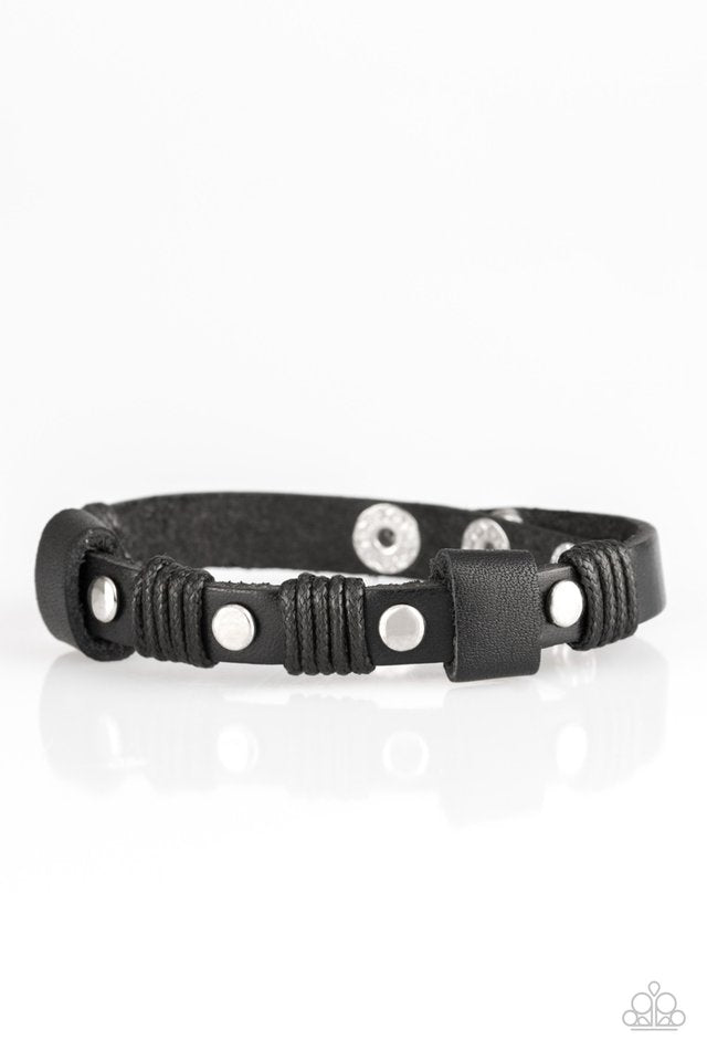 Road Burner - Black - Paparazzi Bracelet Image