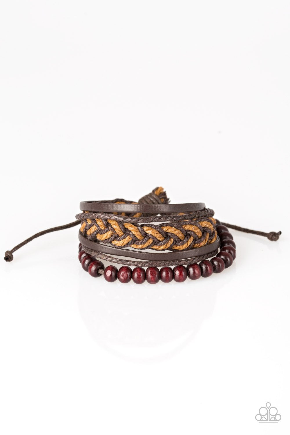 Paparazzi Bracelet ~ Deep Sea Sinker - Brown