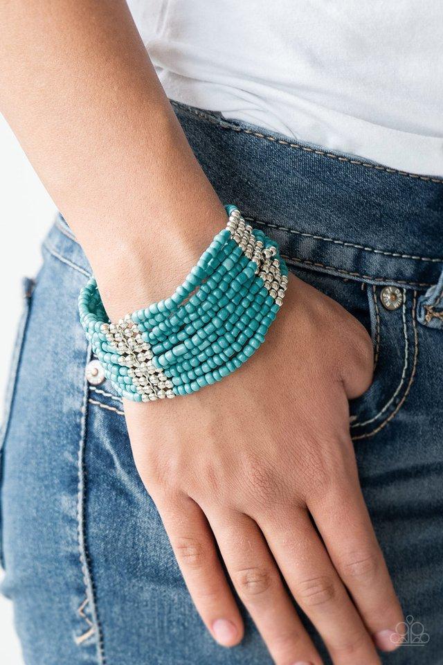 Paparazzi Bracelet ~ Outback Odyssey - Blue
