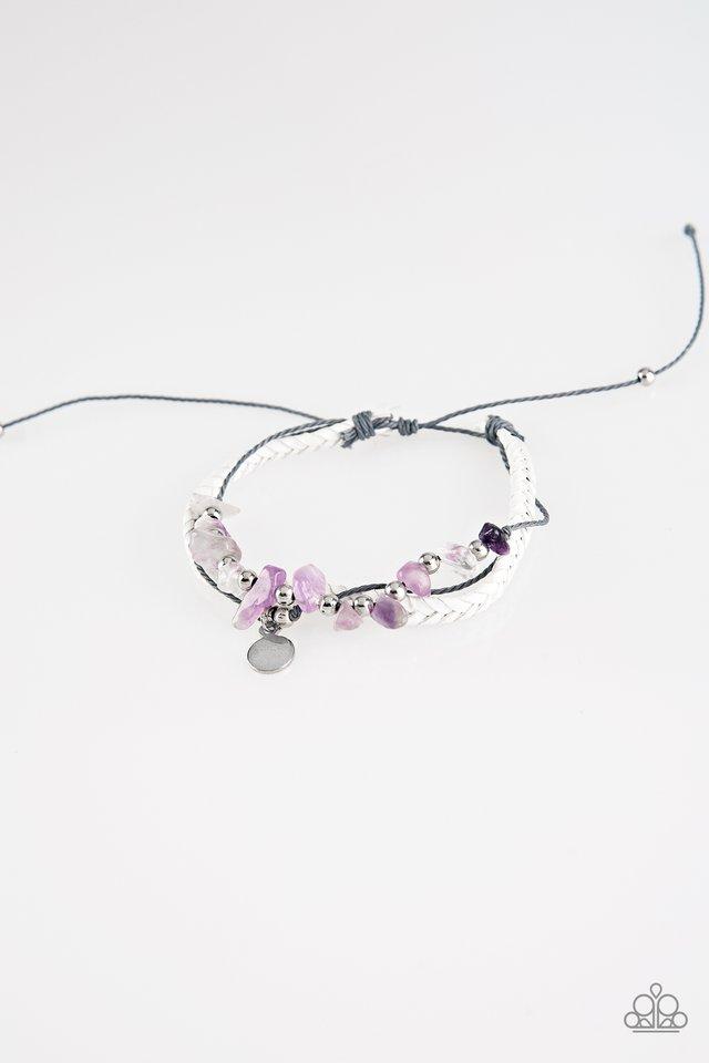 Paparazzi Bracelet ~ A PEACE Of Work - Purple