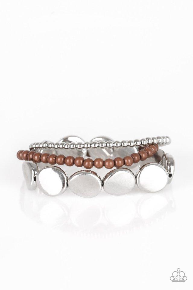 Paparazzi Bracelet ~ Beyond The Basics - Brown