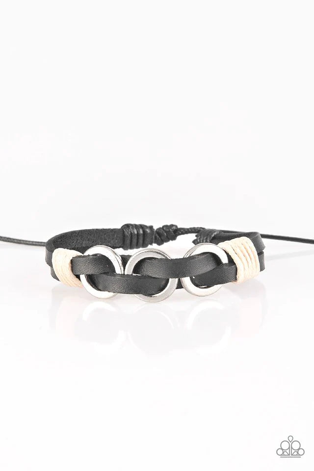 Paparazzi Bracelet ~ Off-Road Tourist - Black