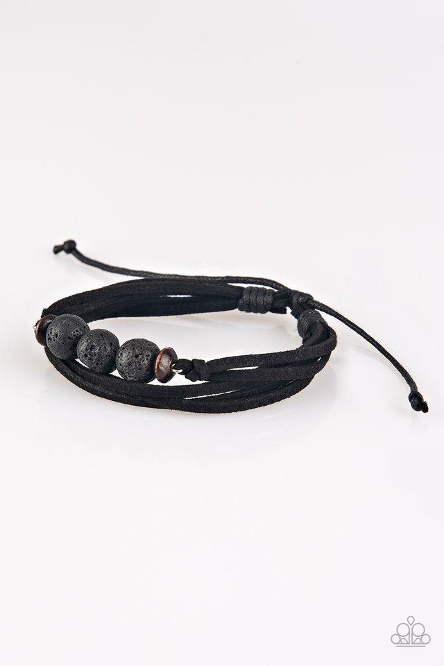 Paparazzi Bracelet ~ Adventure Zone - Black