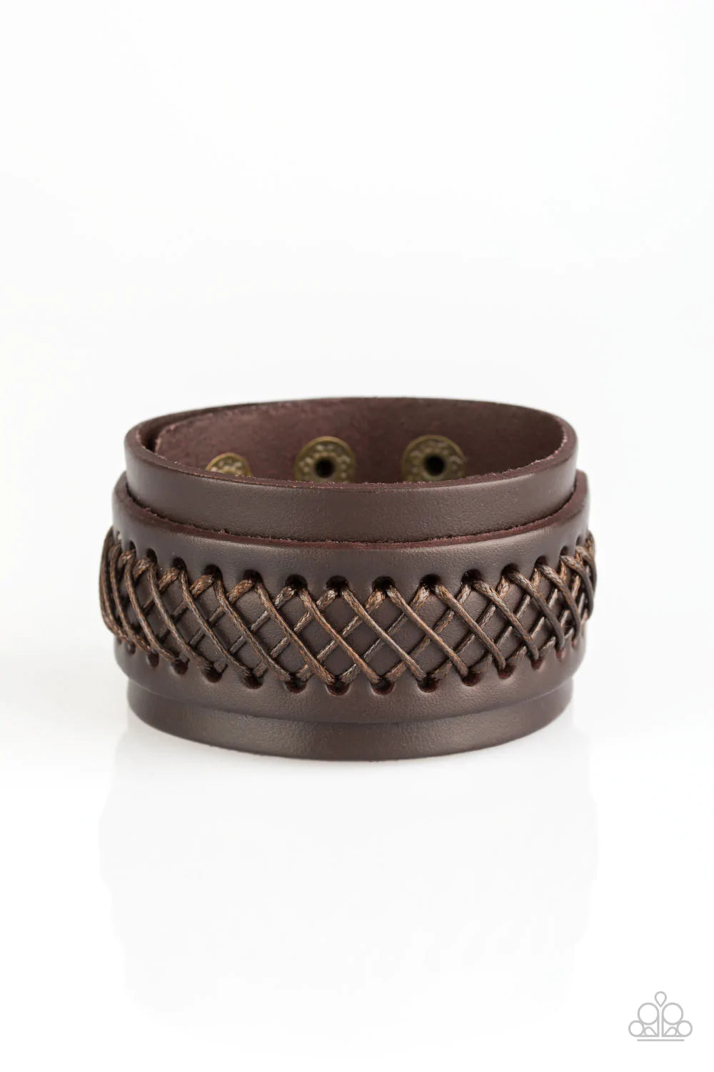 Paparazzi Bracelet ~ OUTLAW and Order - Brown