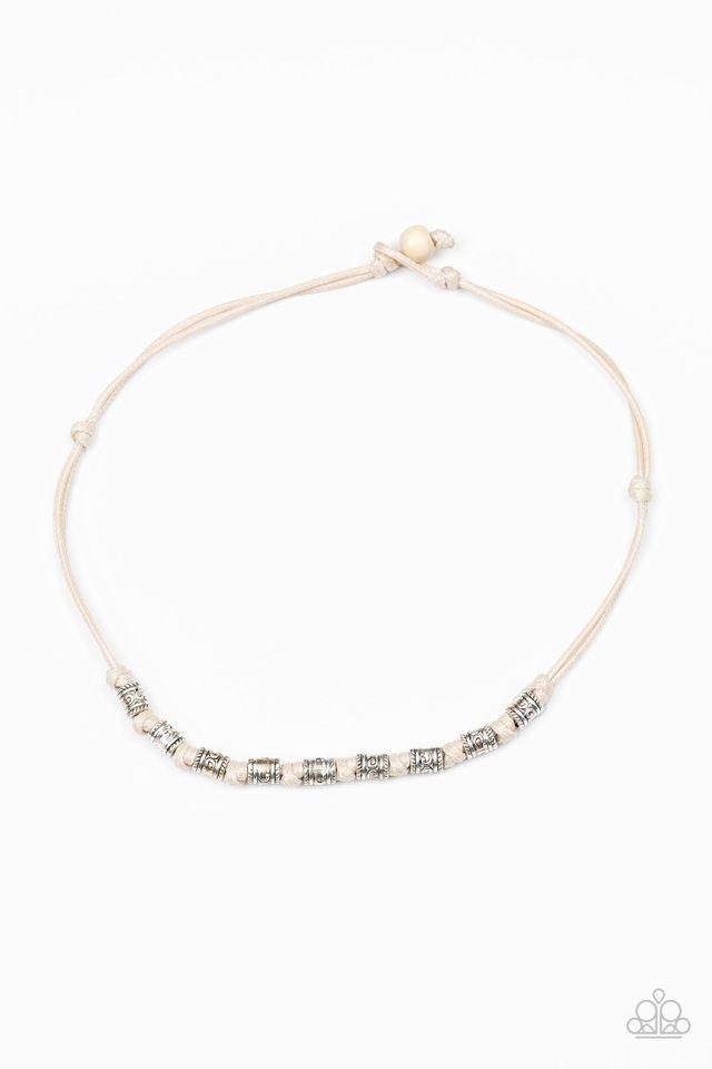 Paparazzi Necklace ~ PIRATE First Class - White