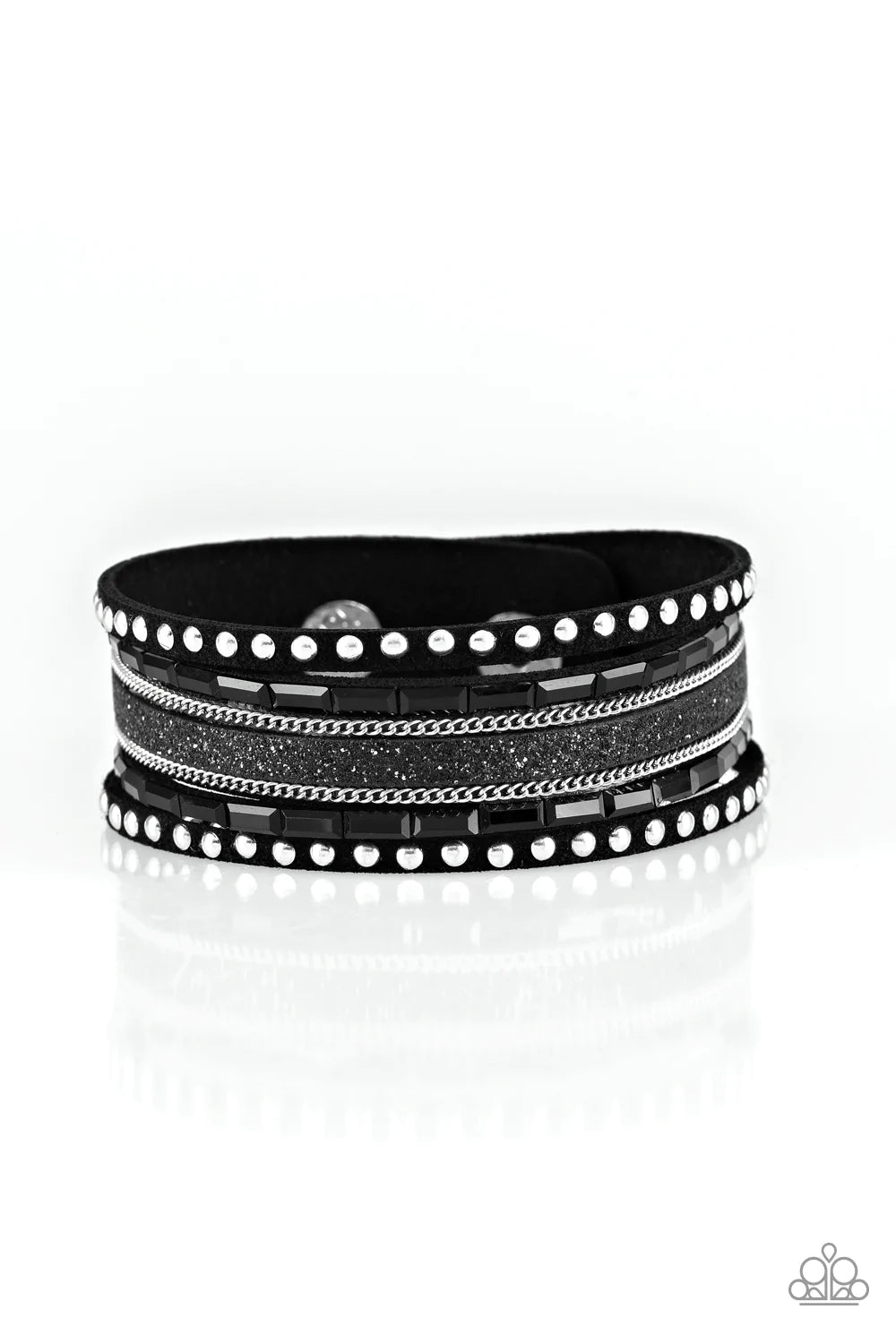 Paparazzi Bracelet ~ Seize The Sass - Black