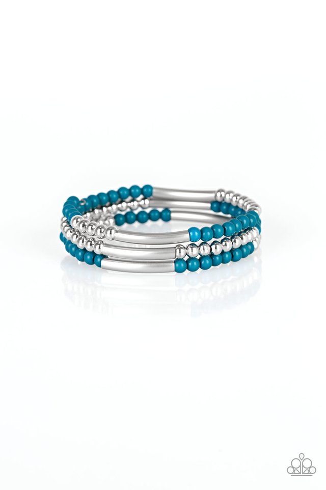 Tourist Trap - Blue - Paparazzi Bracelet Image