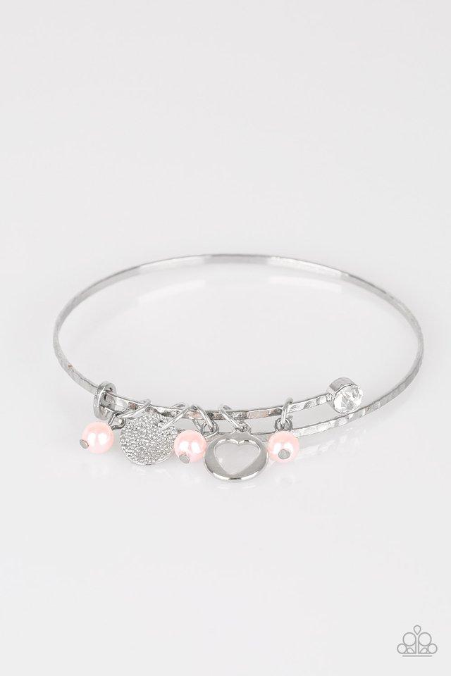 Paparazzi Bracelet ~ Truly True Love - Pink