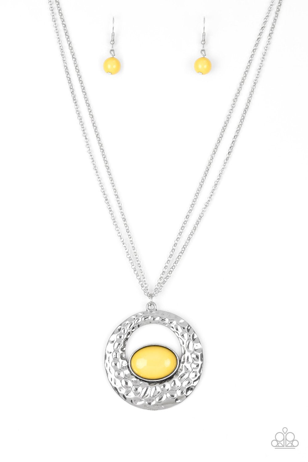 Paparazzi Necklace ~ Viva Vivacious - Yellow