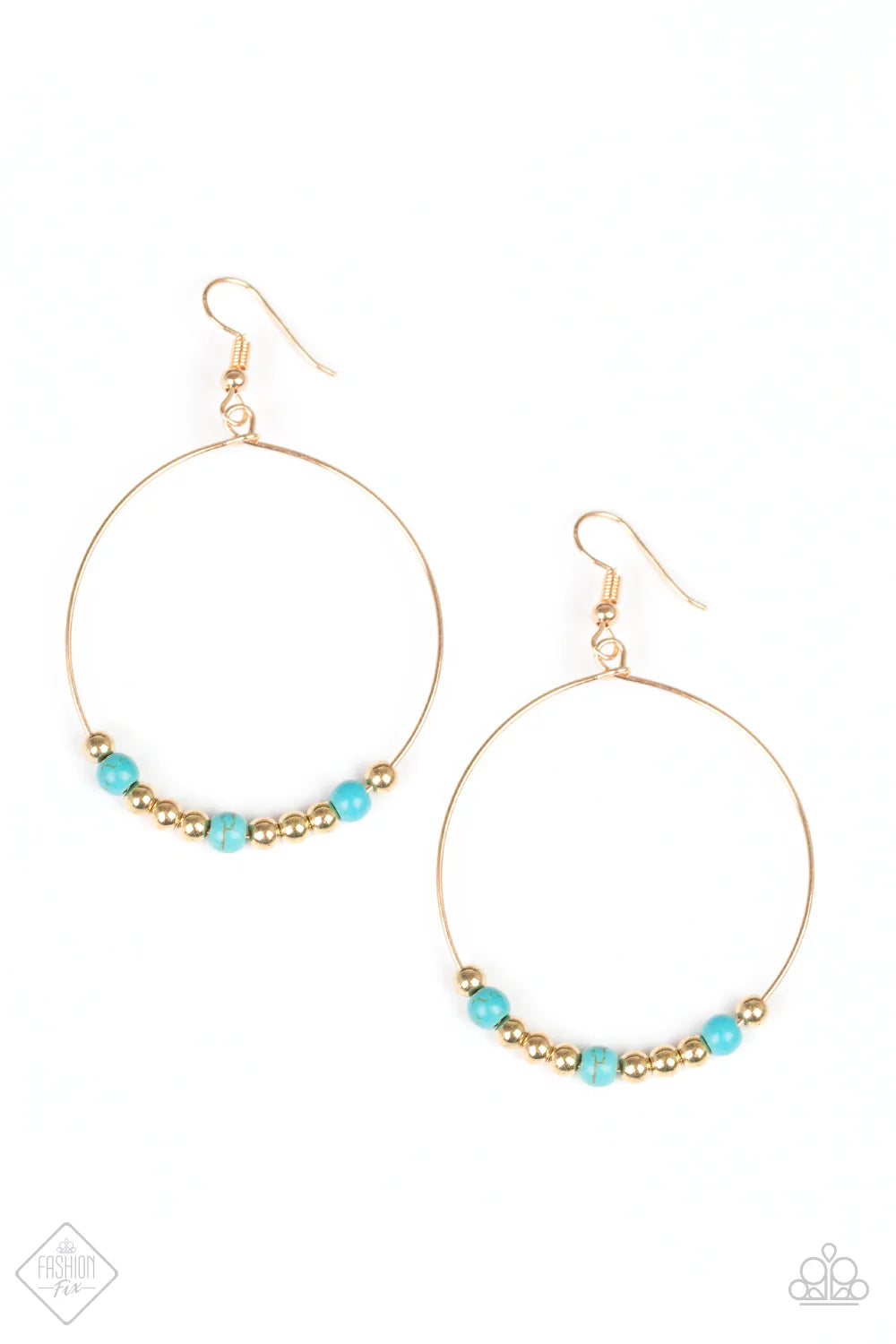 Paparazzi Earring ~ Say A Little PRAIRIE - Blue