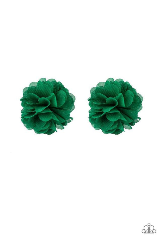 Paparazzi Hair Accessories ~ Basket Full Of Posies - Green