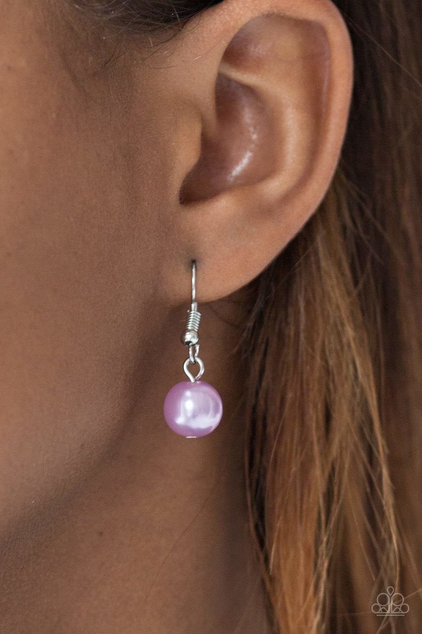 Paparazzi Necklace ~ Glamour Girl - Purple