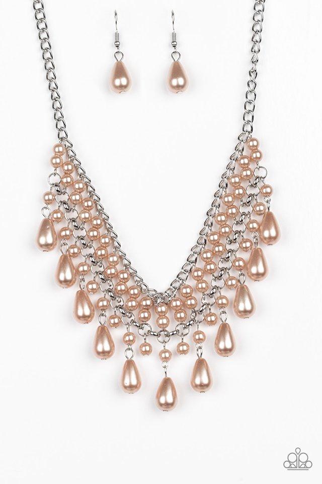 Collar Paparazzi ~ La lista de invitados - Marrón