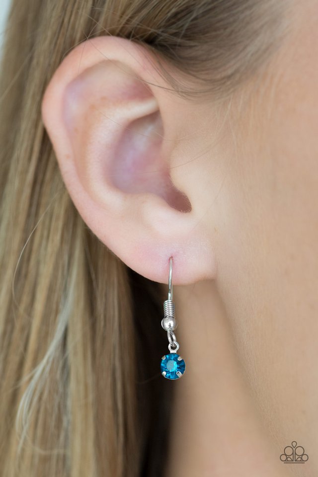 Glow and Grind - Blue - Paparazzi Necklace Image