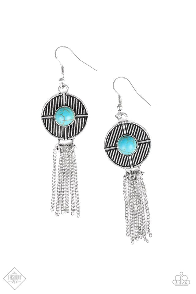 Paparazzi Earring ~ Desert Voyage - Blue
