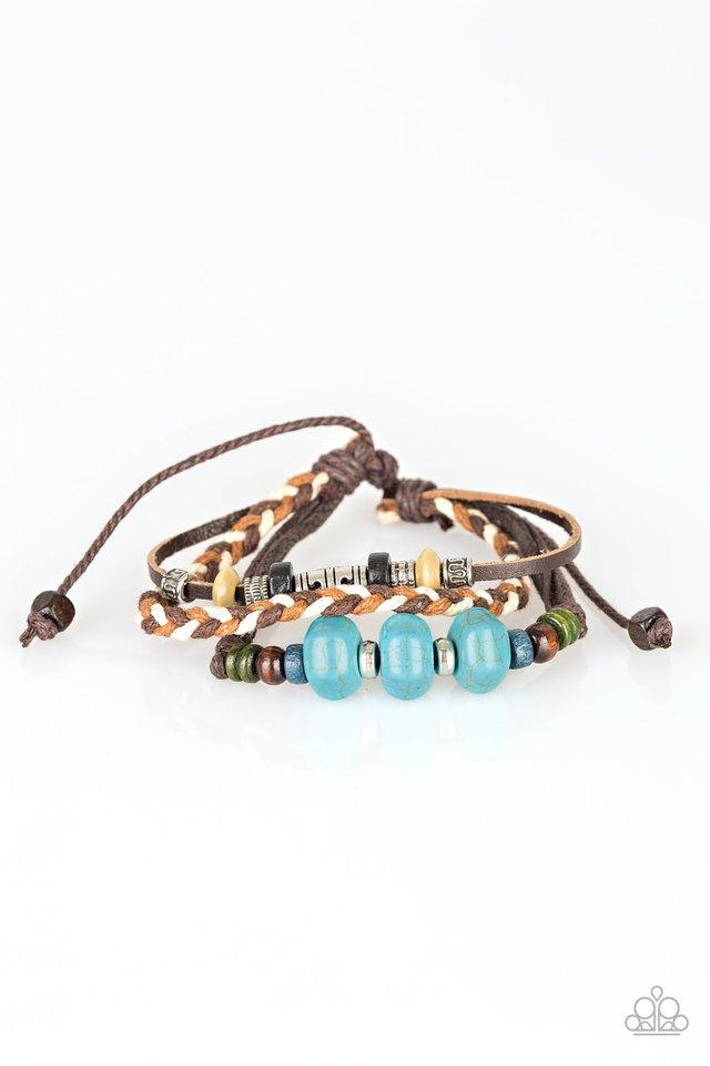 Pulsera Paparazzi ~ Catch Me CLIFF You Can - Azul