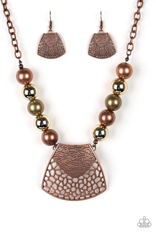 Paparazzi Necklace ~ Large and In Charge - Multi