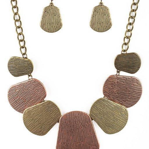 Paparazzi Necklace ~ CAVE The Day - Multi