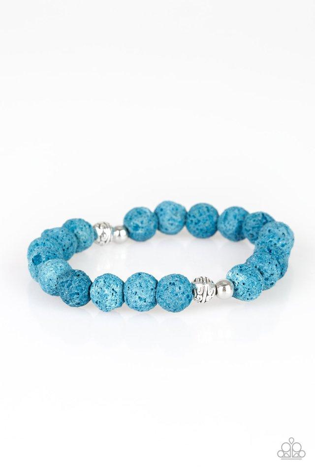 Pulsera Paparazzi ~ Steady Now - Azul