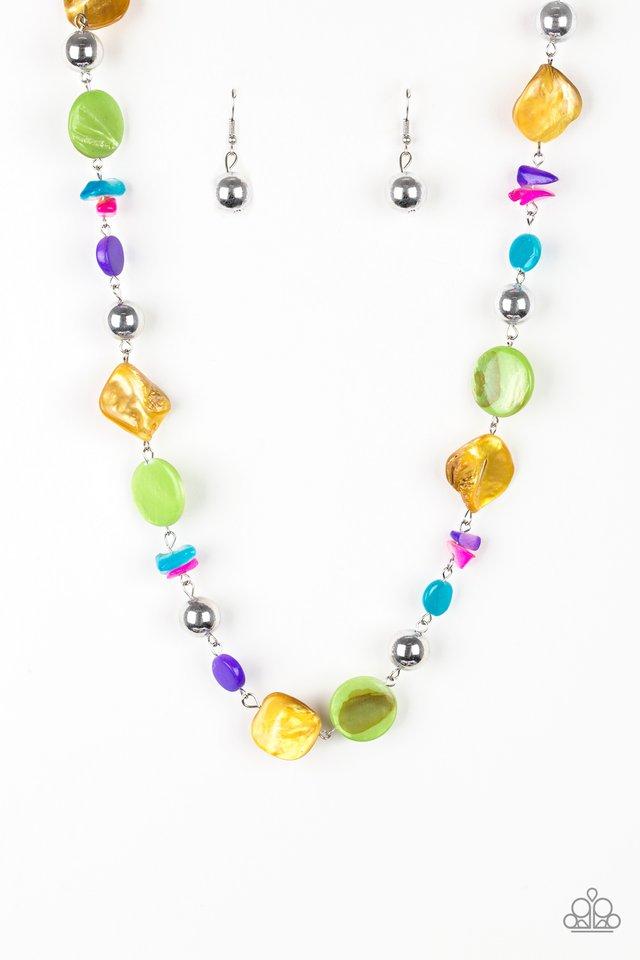 Paparazzi Necklace ~ A World To SEA - Multi