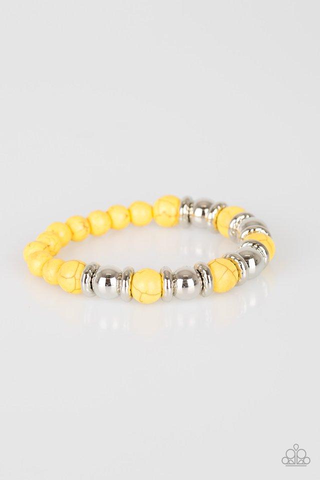 Paparazzi Bracelet ~ Across the Mesa - Yellow