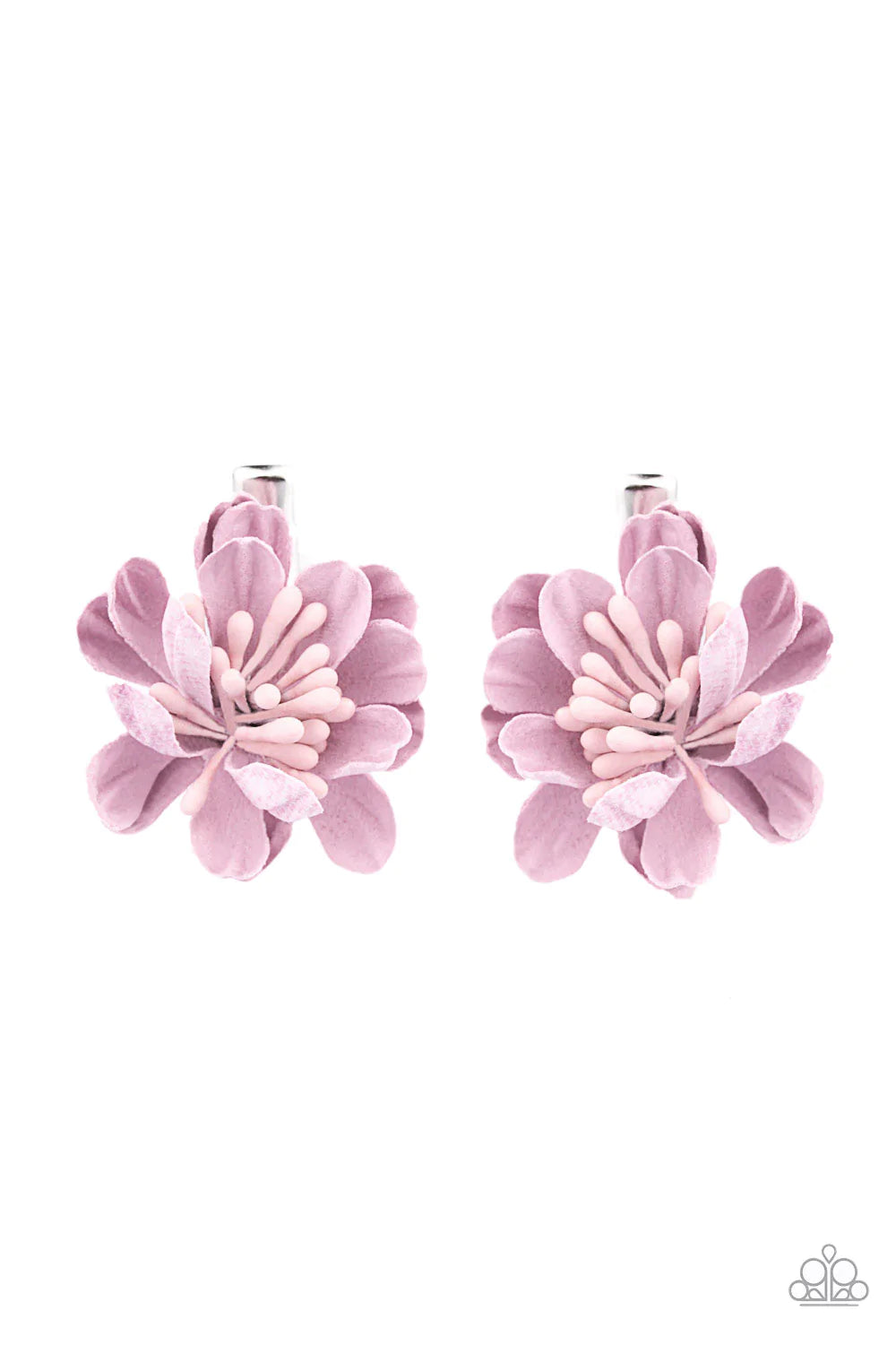 Accesorios para el cabello de los paparazzi ~ Impresionante flor de manzana - Púrpura