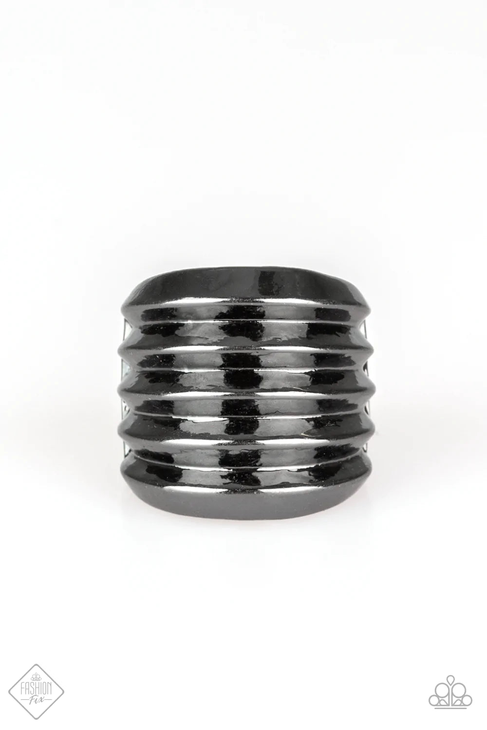 Paparazzi Ring ~ Hit Em Where It Hurts - Black