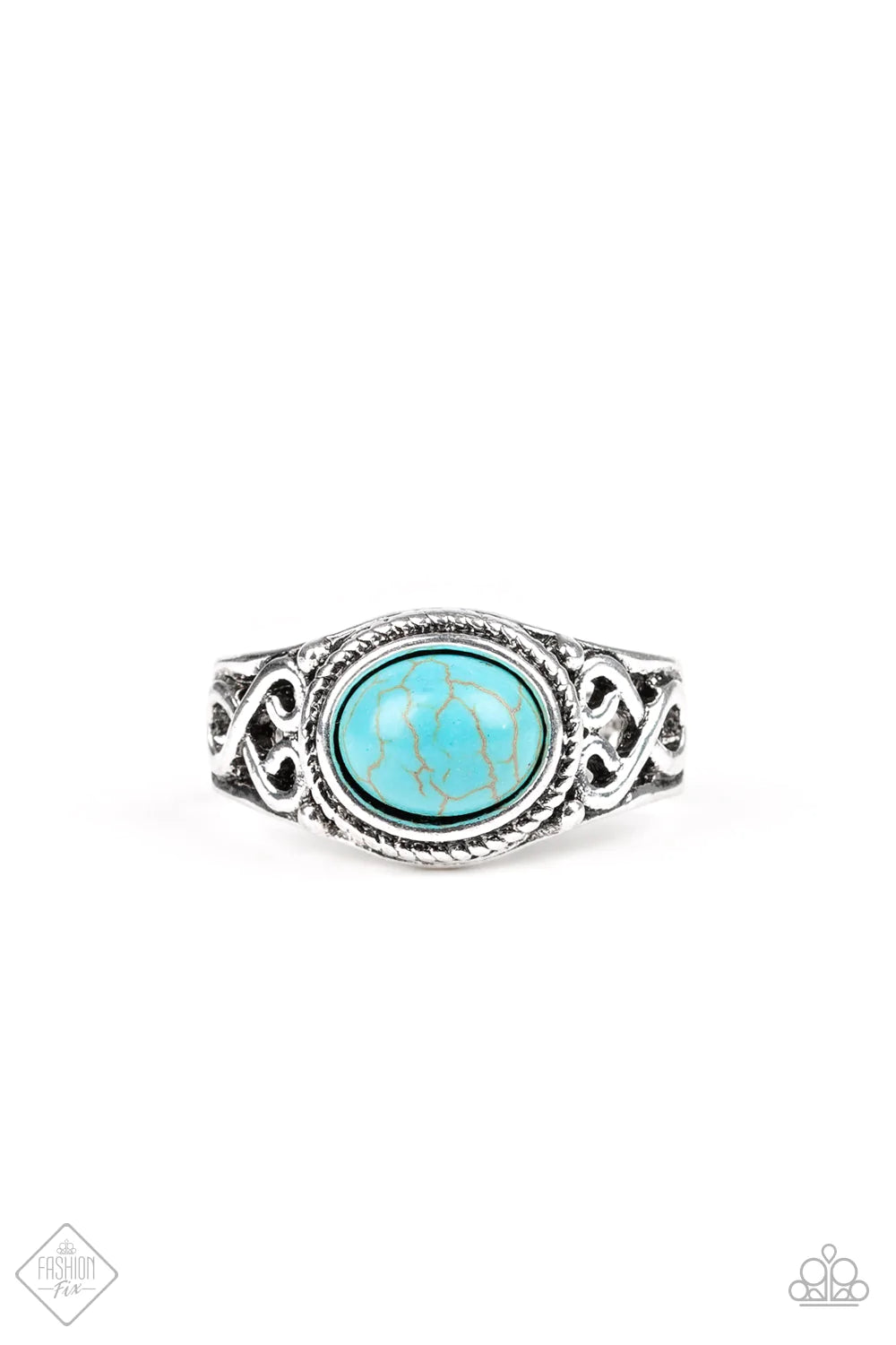 Paparazzi Ring ~ Set In Stone - Blue