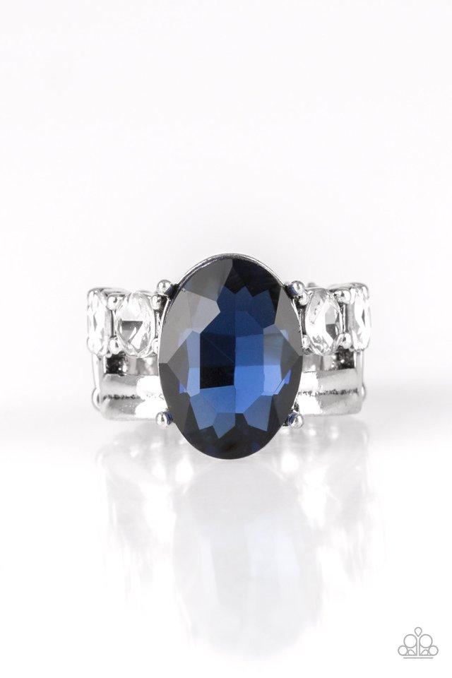 Anillo Paparazzi ~ Brilla como un diamante - Azul