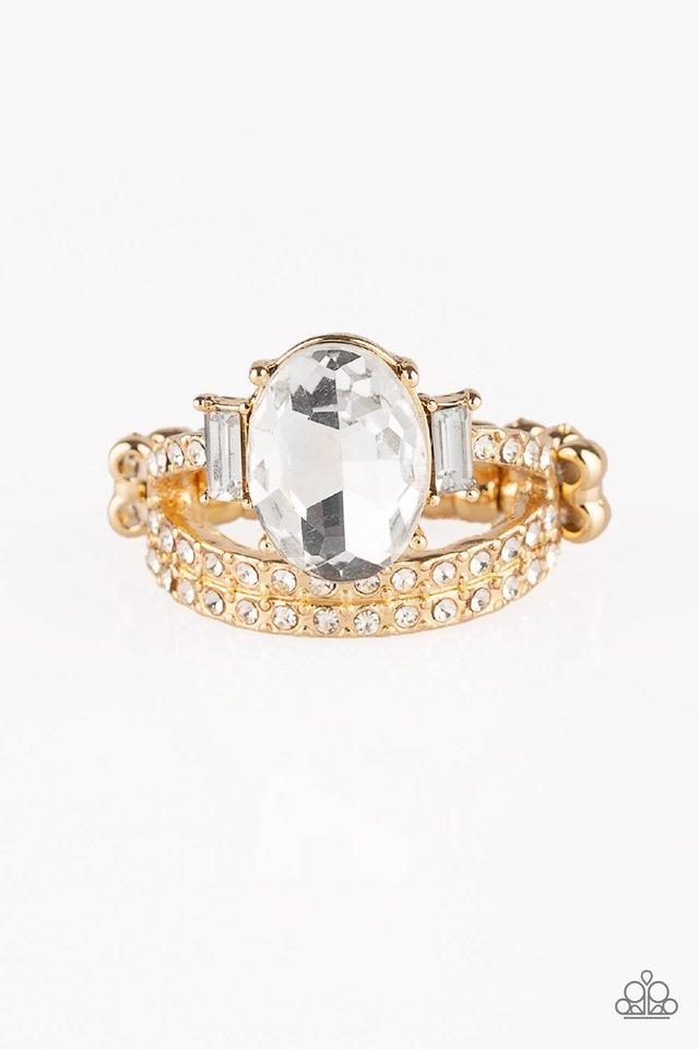 Anillo Paparazzi ~ Bling Queen - Oro