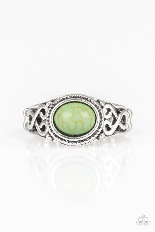 Paparazzi Ring ~ Set In Stone - Green