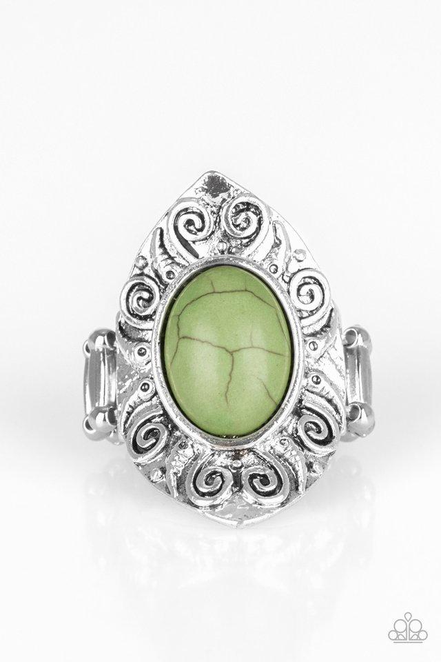 Anillo Paparazzi ~ Mega Madre Naturaleza - Verde