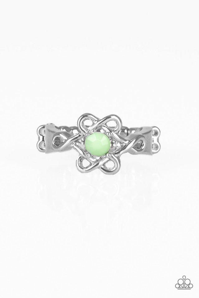 Anillo Paparazzi ~ Vibrant Vibes - Verde