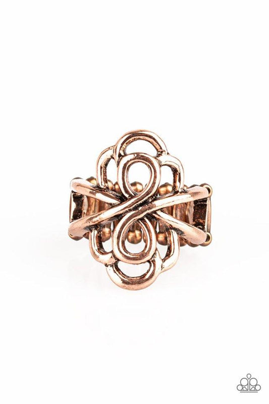 Paparazzi Ring ~ Ever Entwined - Copper