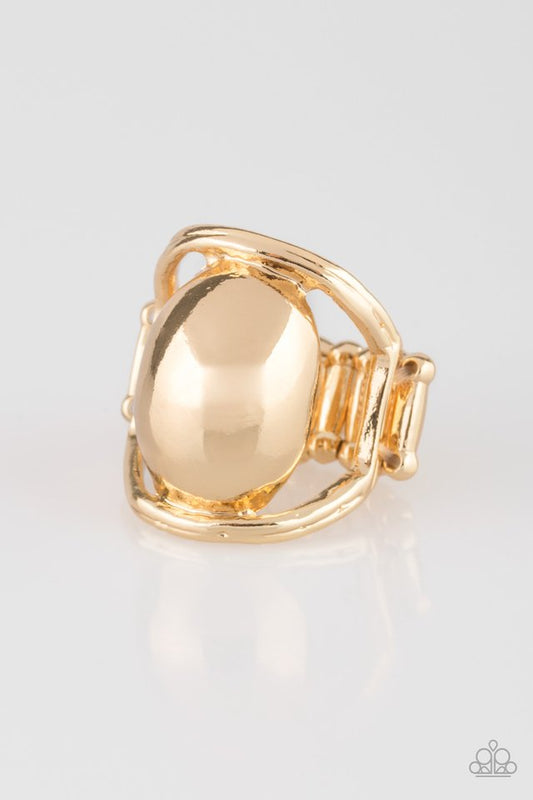 All Shine, All The Time - Gold - Paparazzi Ring Image