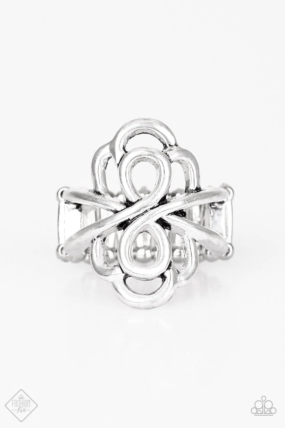 Paparazzi Ring ~ Ever Entwined - Silver