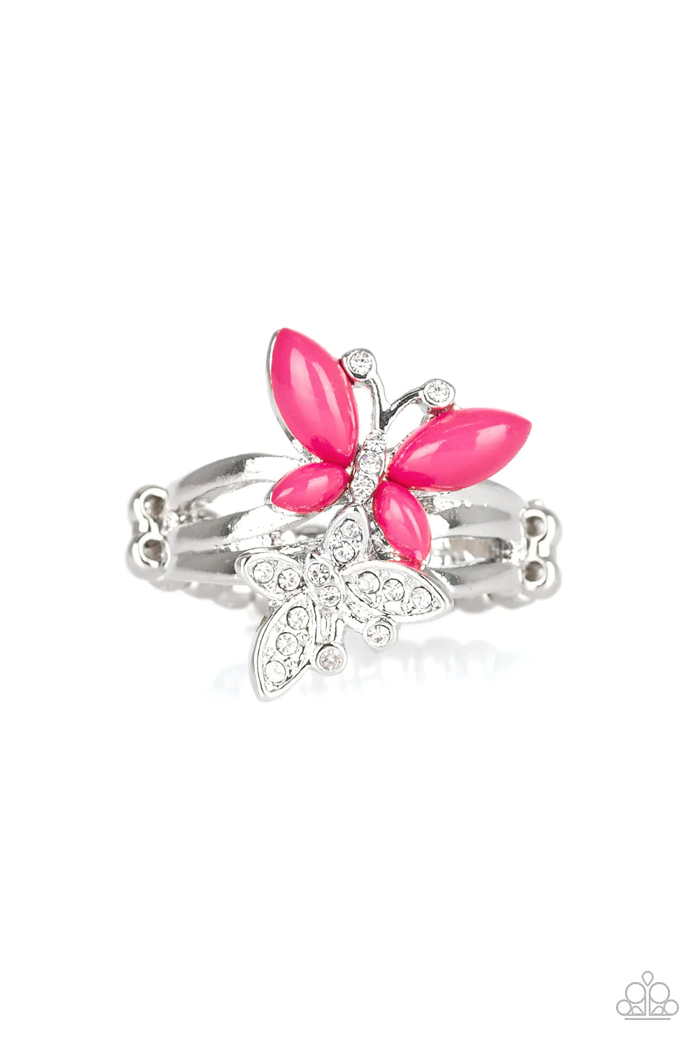 Paparazzi Ring ~ Flutter Flirt - Pink