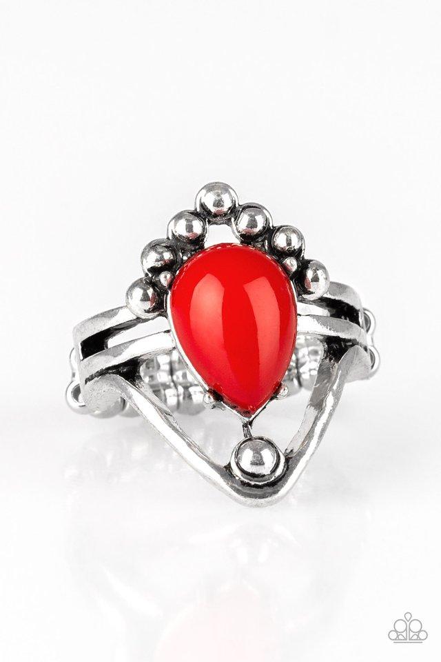 Paparazzi Ring ~ The Bold and The BEAD-iful - Red