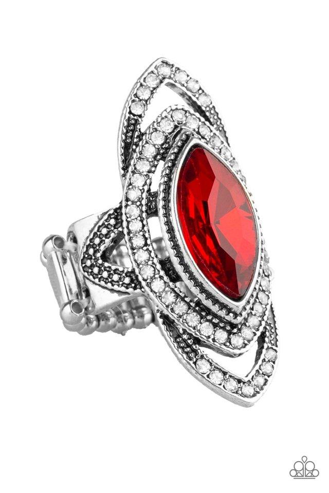 Paparazzi Ring ~ Hot Off The EMPRESS - Red