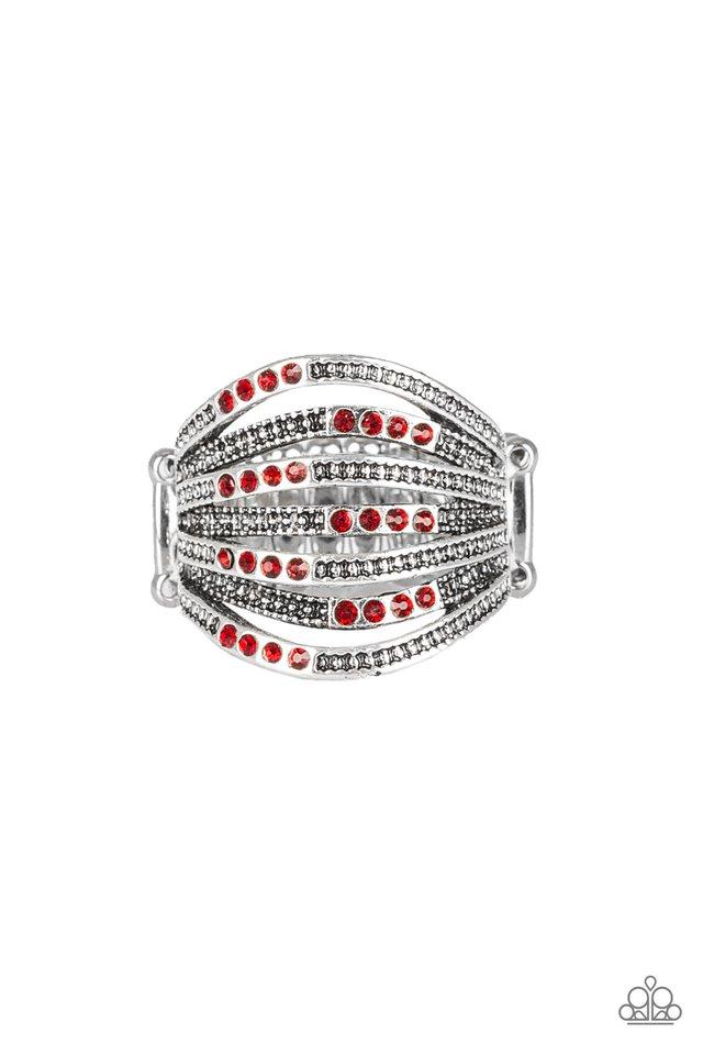 Paparazzi Ring ~ Securing My Finances - Red