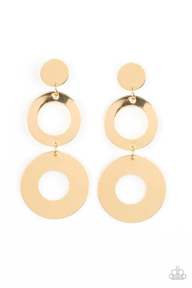 Pendiente Paparazzi ~ Pop Idol - Oro