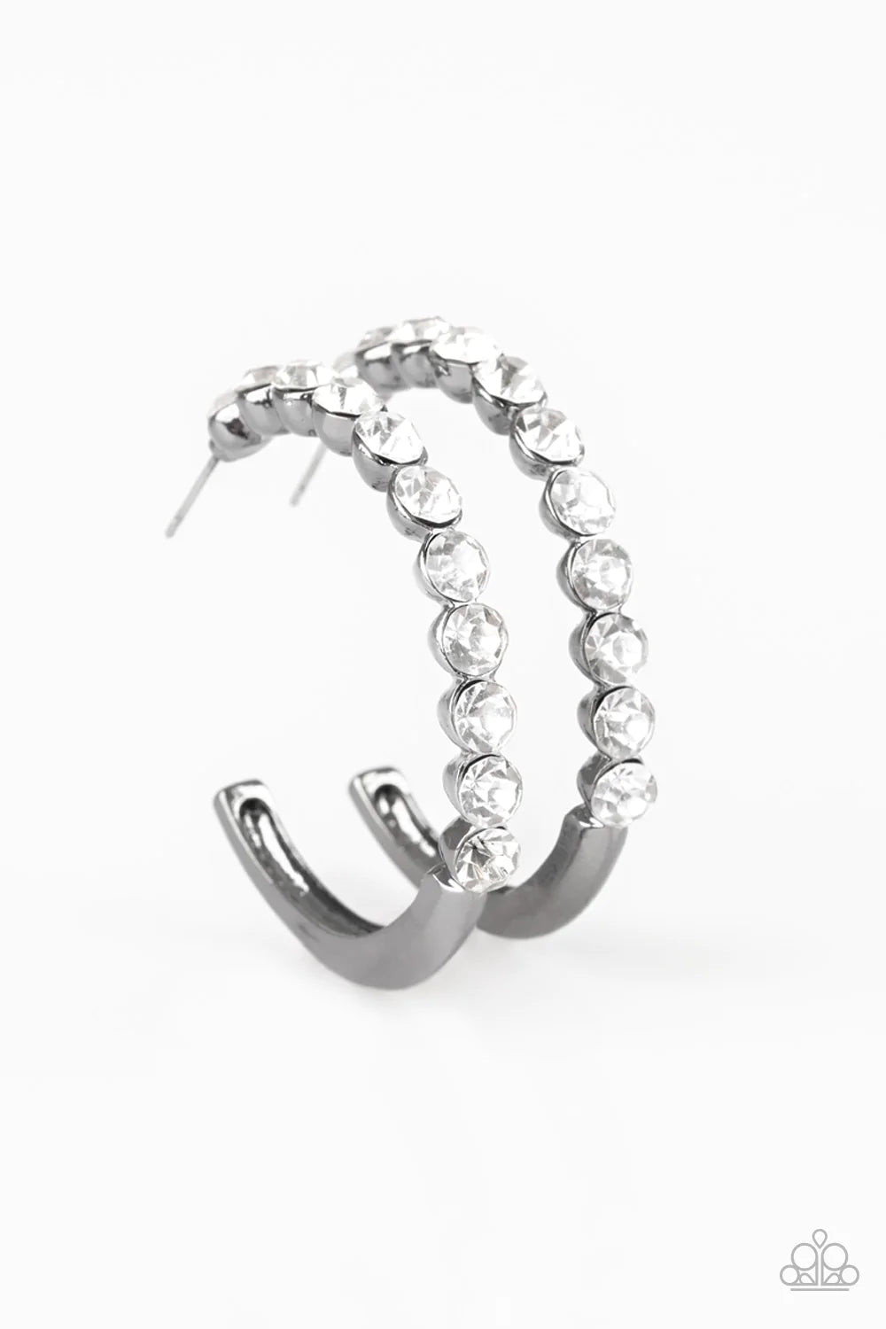 Paparazzi Earring ~ My Kind Of Shine - Black