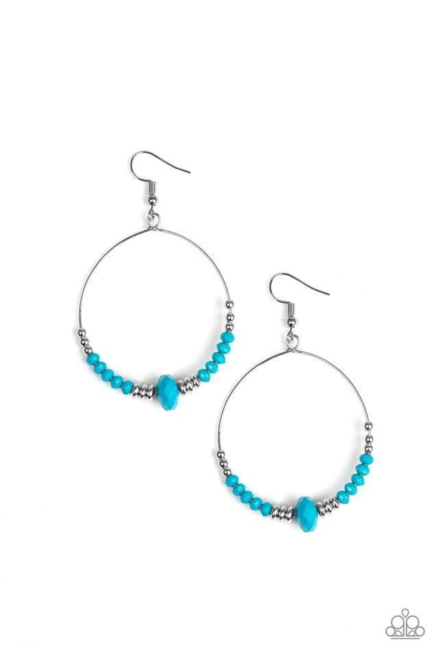 Paparazzi Earring ~ Retro Rural - Blue