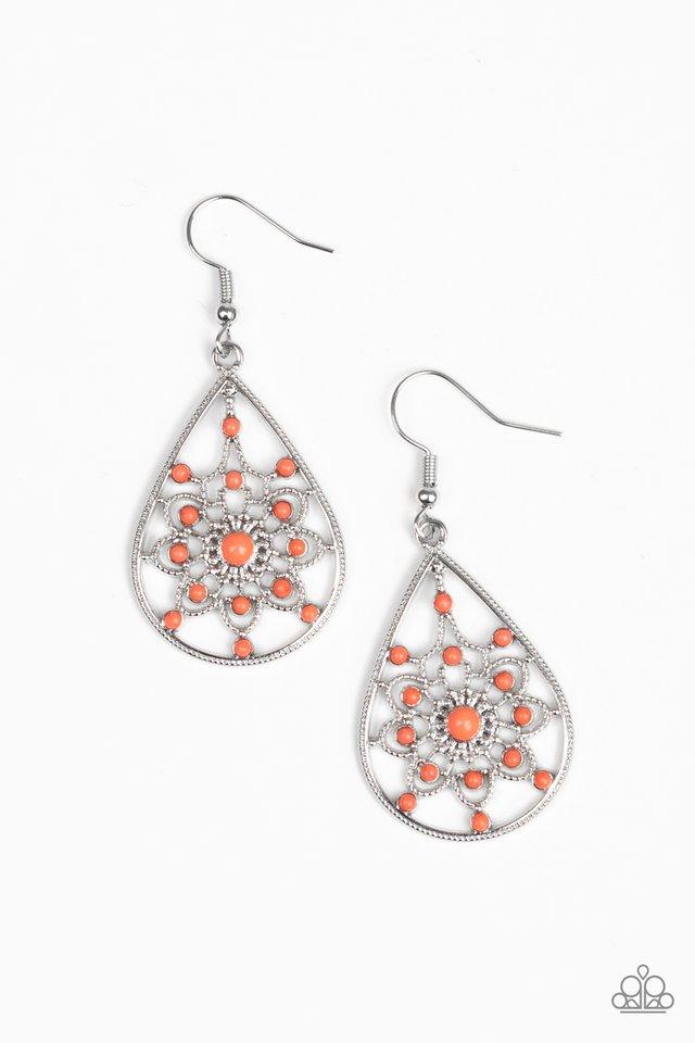 Paparazzi Earring ~ A Flair For Fabulous - Orange