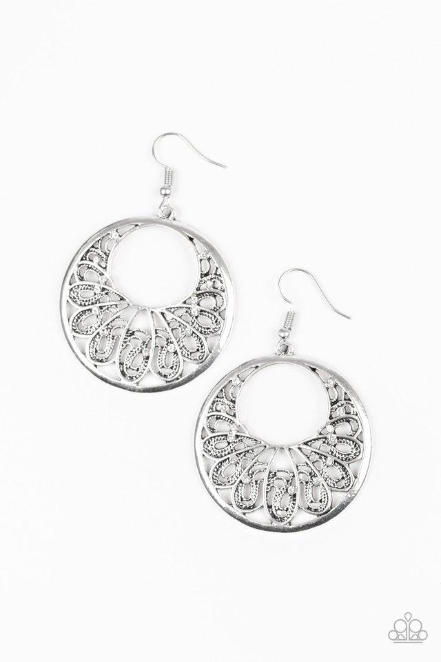 Paparazzi Earring ~ Fancy That - White