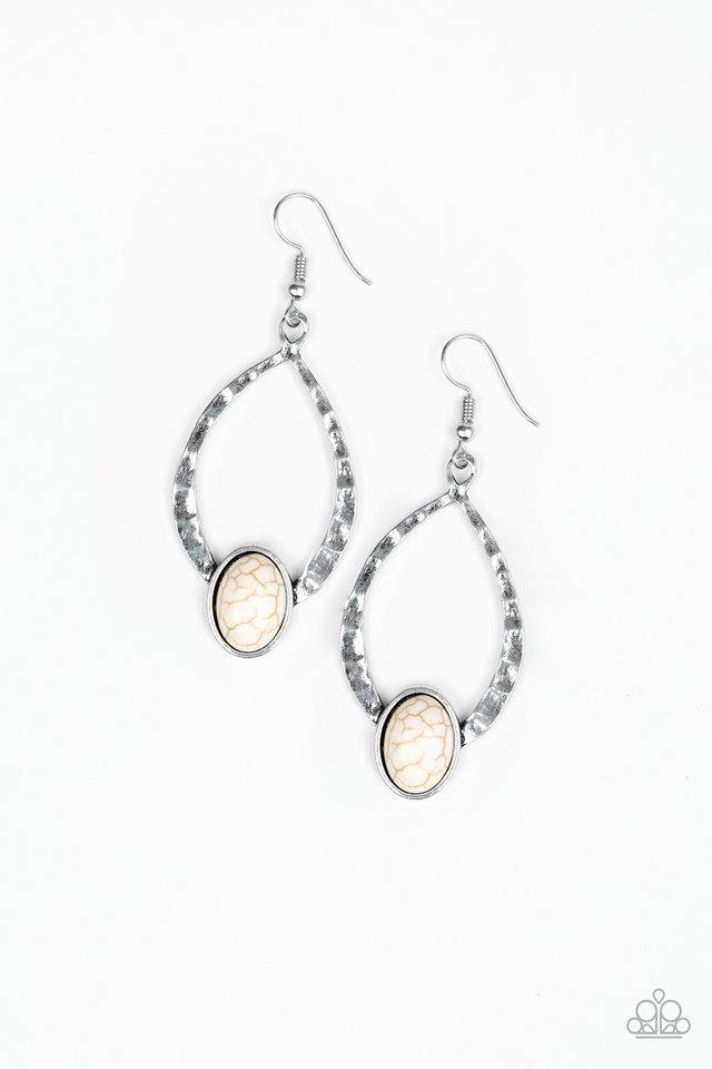 Pendiente Paparazzi ~ Pony Up - Blanco