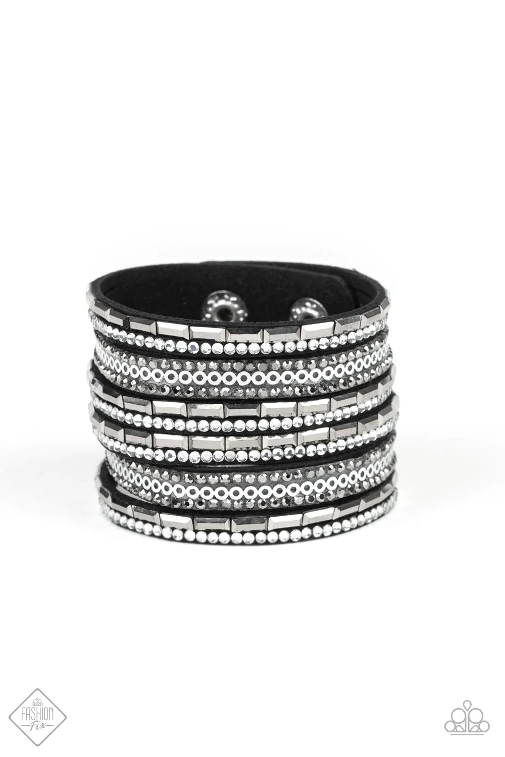 Paparazzi Bracelet ~ A Wait-and-SEQUIN Attitude - Black