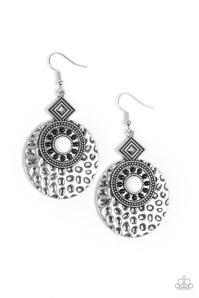 Paparazzi Earring ~ Mayan Mood - White